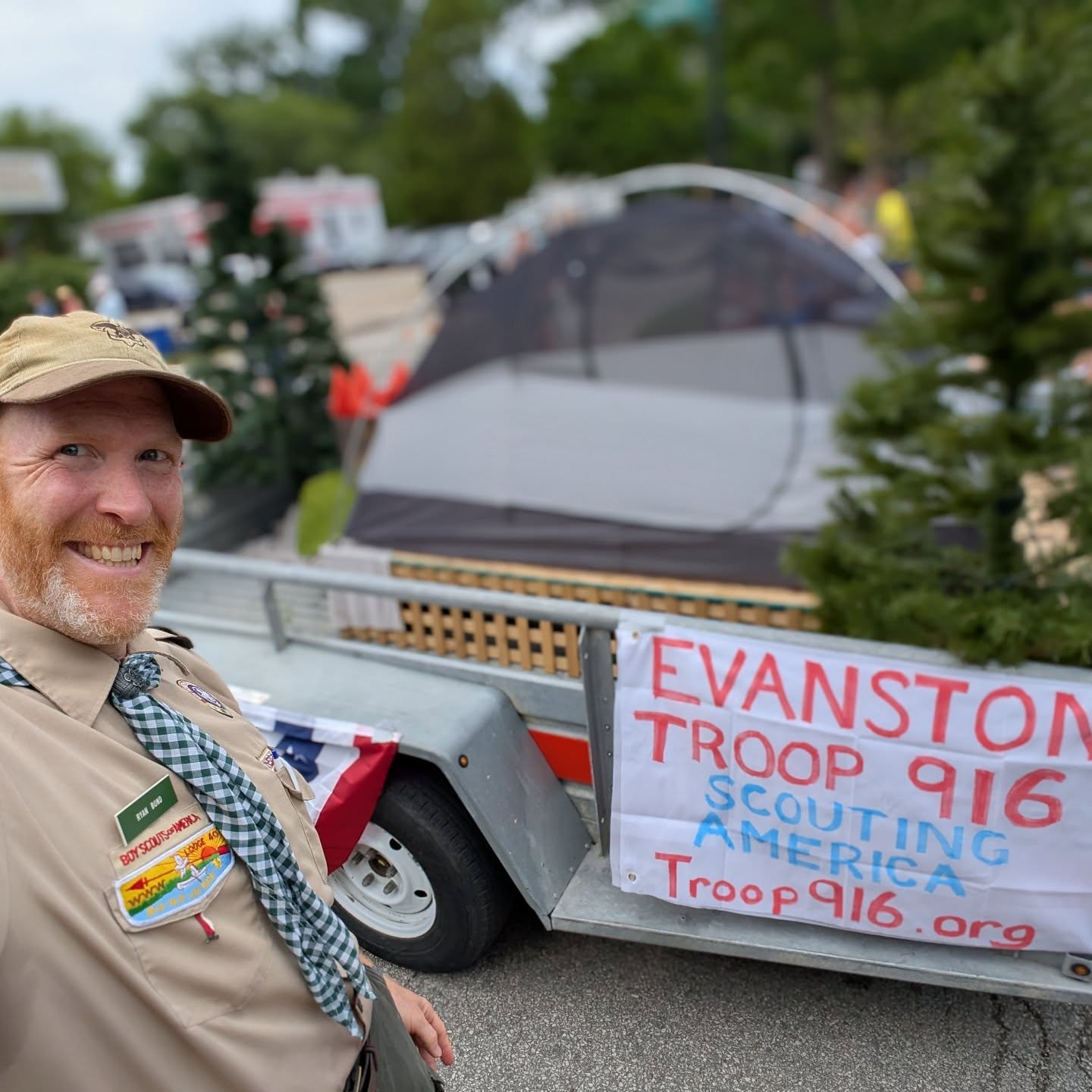 Ryan at Troop Parade