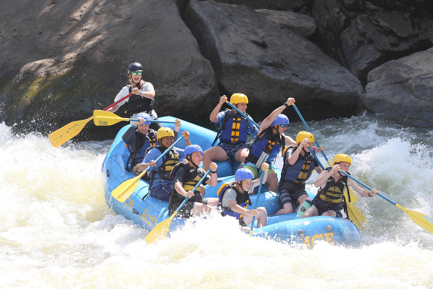 white water rafting