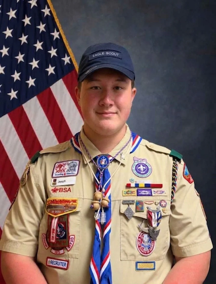 Joseph Earns Eagle Scout Rank and Continues a Tradition of Leadership and Service